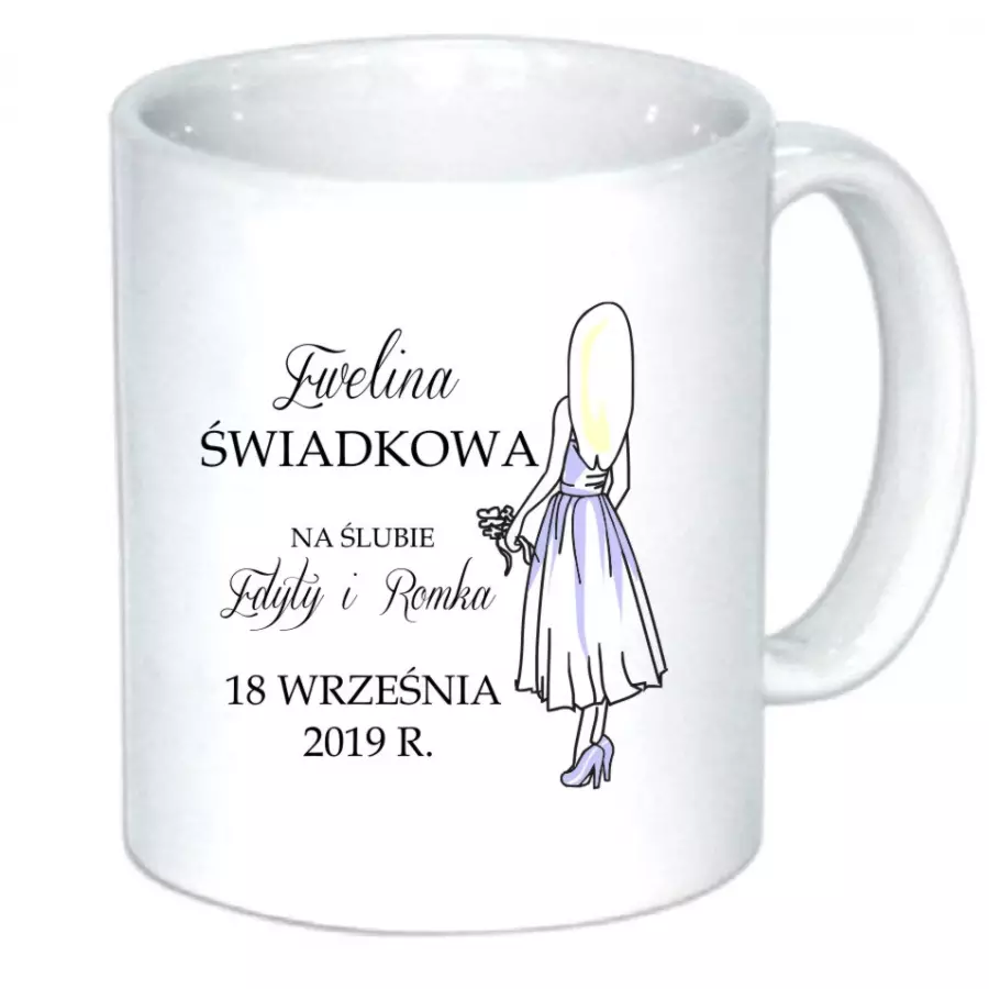 KUBEK dla Świadkowej