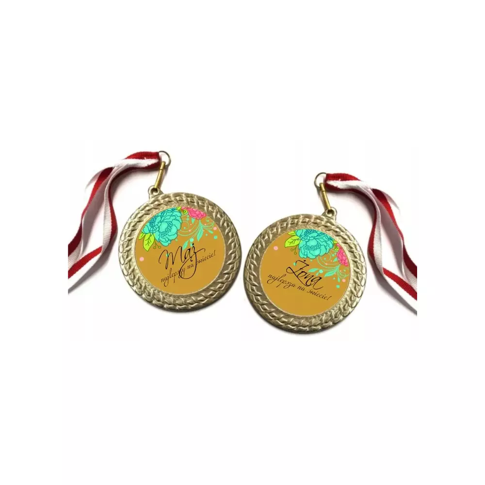 2 x MEDAL rocznicę męża żony prezent ślub